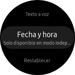 Pulsa Fecha y hora.