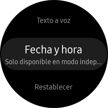 Pulsa Fecha y hora.