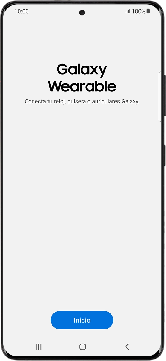 En el teléfono: Pulsa Inicio.