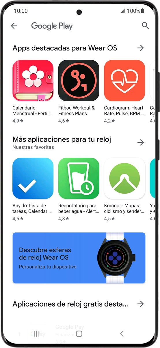 En el teléfono: Pulsa el icono de búsqueda.