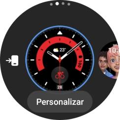 Desliza el dedo hacia la izquierda por la pantalla.