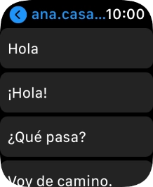 Pulsa la respuesta rápida deseada.