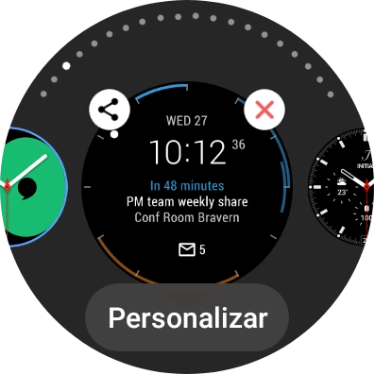 Pulsa Personalizar.