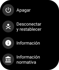 Pulsa Desconectar y restablecer.