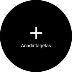 Pulsa Añadir tarjetas.