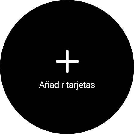 Pulsa Añadir tarjetas.