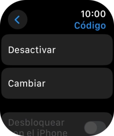 Pulsa Desactivar e introduce el código de seguridad actual. Pulsa Desactivar e introduce el código de seguridad actual.