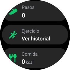 Pulsa Ejercicio.
