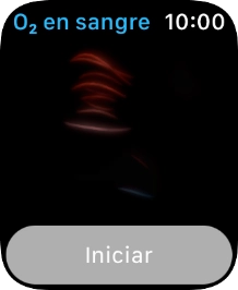 Pulsa Iniciar y espera unos instantes mientras se lleva a cabo la medición.