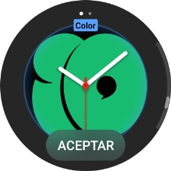 Desliza el dedo por la pantalla para cambiar entre los distintos tipos de diseño.