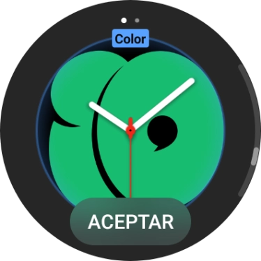 Desliza el dedo por la pantalla para cambiar entre los distintos tipos de diseño.
