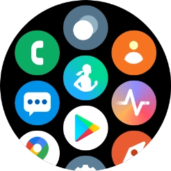 Pulsa el icono de Samsung Health.
