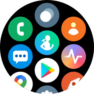 Pulsa el icono de Samsung Health.