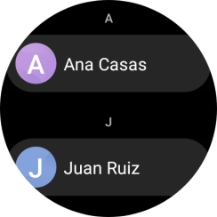 Pulsa el contacto deseado.