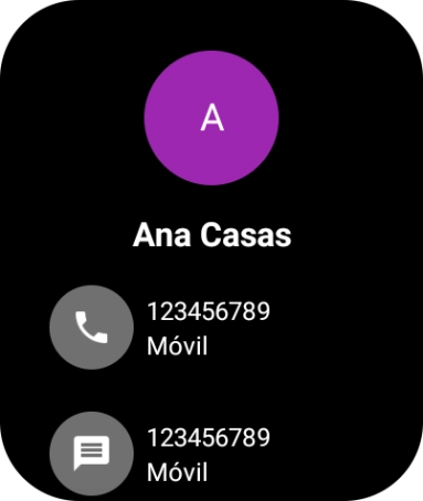 Pulsa el icono de realizar llamadas.