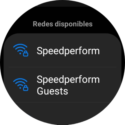 Pulsa la red wifi deseada.