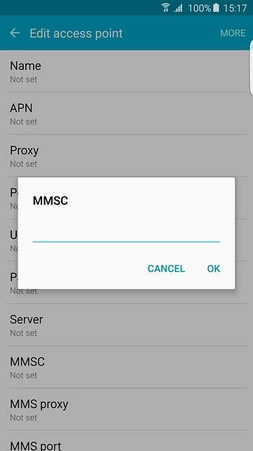 Key in http://www.vodafone.ie/mms and press OK.