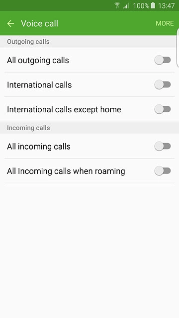 International calls