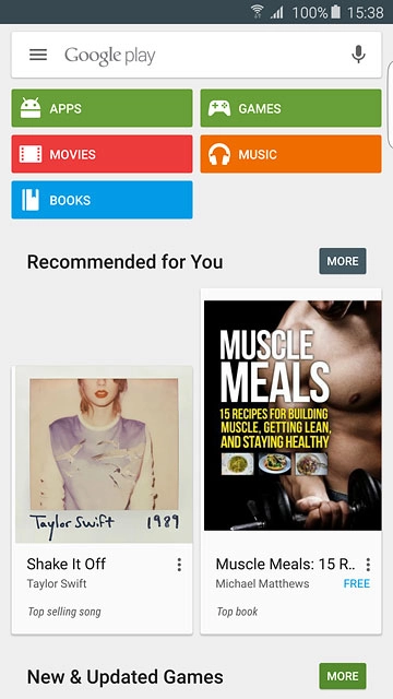 To search by category:Press APPS or GAMES.