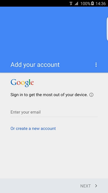 Press Enter your email and key in the username for your Google account.