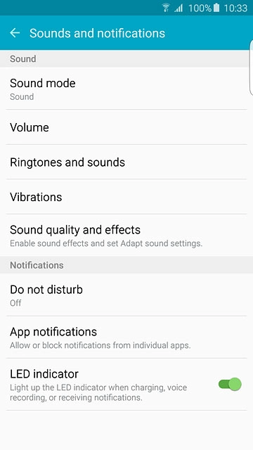 Press Ringtones and sounds.