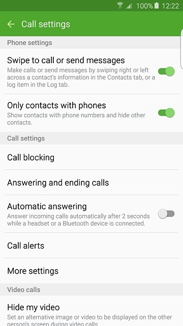 Press More settings.