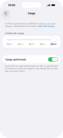 Pulsa el indicador junto a 