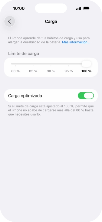 Pulsa el indicador junto a 