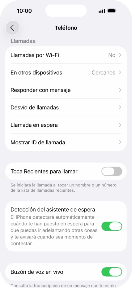 Pulsa Llamada en espera.