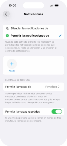 Pulsa la flecha hacia la izquierda.