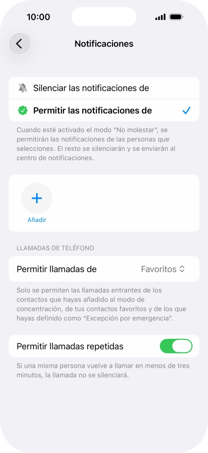 Pulsa la flecha hacia la izquierda.