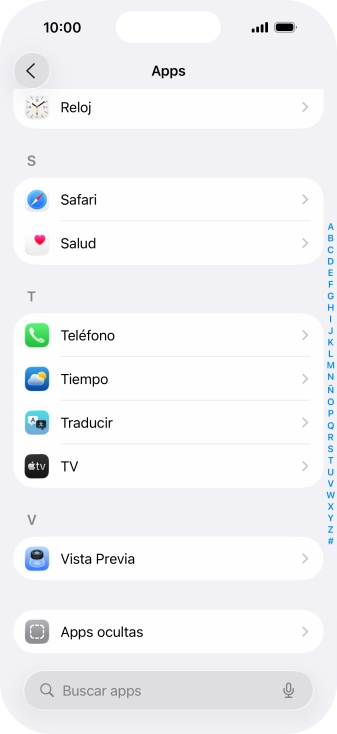 Pulsa Teléfono.