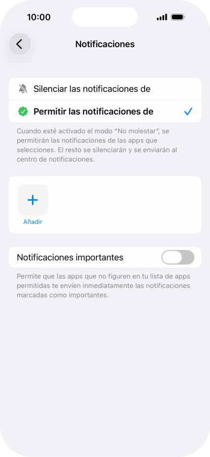 Pulsa el indicador junto a 