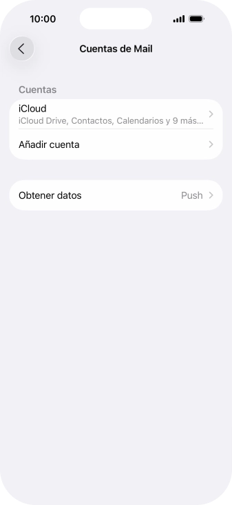 Pulsa Añadir cuenta.