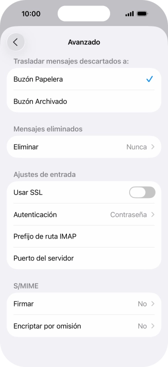 Pulsa el indicador junto a 