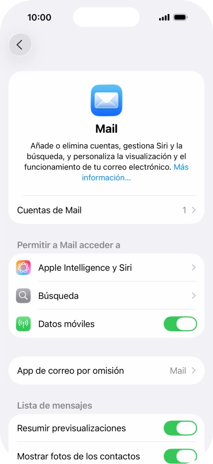 Pulsa Cuentas de Mail.
