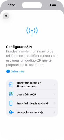 Pulsa Usar código QR.