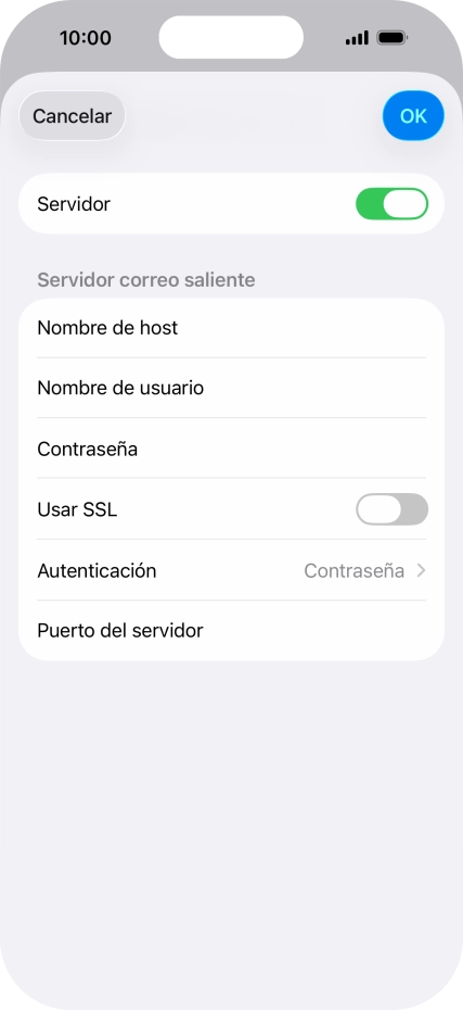 Pulsa el indicador junto a 