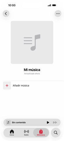 Pulsa Añadir música.