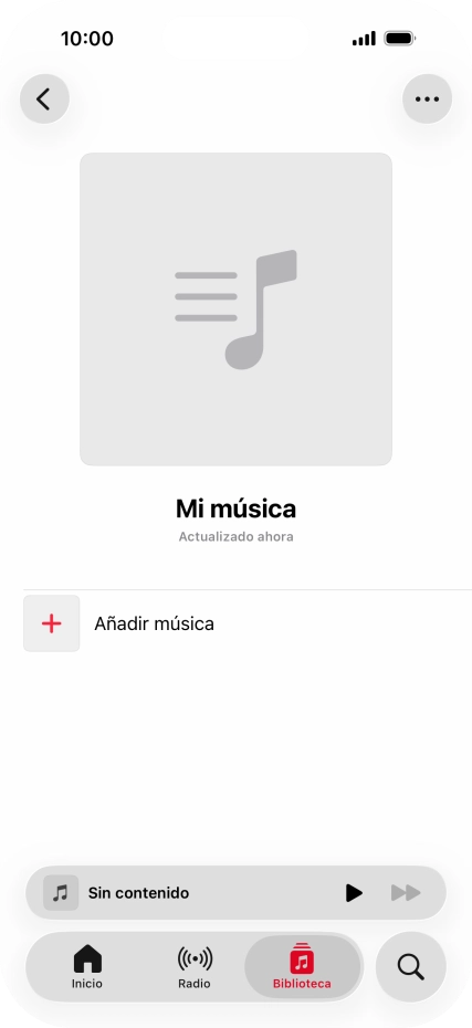 Pulsa Añadir música.