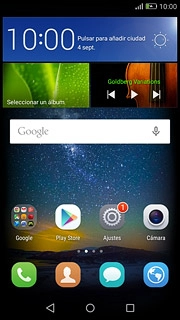 Cuando el icono de carga de batería aparece en la parte superior de la pantalla, la carga se está llevando a cabo.