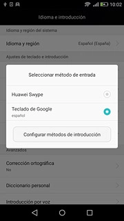 Pulsa Teclado de Google.