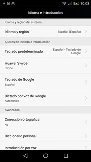 Pulsa Teclado de Google.