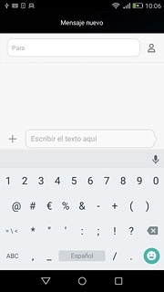 Pulsa =\‹ para ver más caracteres especiales.