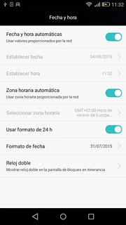 Pulsa el icono de inicio para terminar y regresar a la pantalla de inicio.