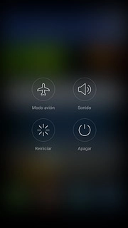 Pulsa Modo avión para activar o desactivar la función.