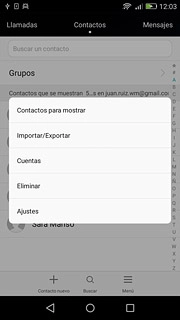 Pulsa Importar/Exportar.