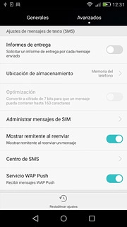 Pulsa Centro de SMS.
