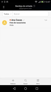 Pulsa el icono de inicio para terminar y regresar a la pantalla de inicio.