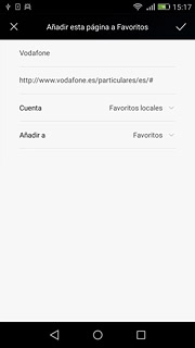 Pulsa el icono de aceptar.